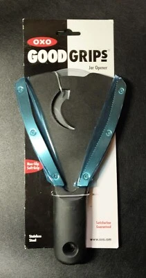 OXO Good Grips Abridor de Tarros Almohadilla Base de Acero Inoxidable - Negro - Apto para Lavavajillas Nuevo Foto 1 de 4