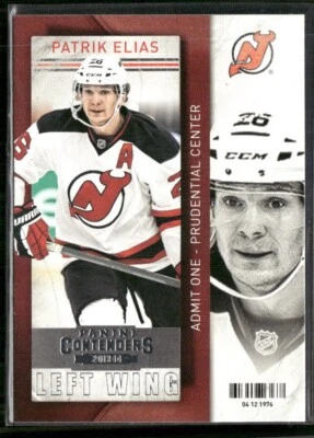 2013-14 Panini Playoff Contenders - Patrik Elias #64 - Image 1 of 2