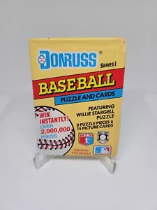 Donruss 1991 confezione cera non aperta (1) serie 1 con puzzle Willie Stargell pz - Foto 1 di 2