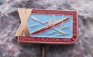 1963 International Canoe Kayak Whitewater Slalom Championships MPS Pin Badge - Picture 1 of 2