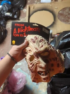 A Nightmare On Elm Street Freddy Krueger Horror Halloween Mask Adult 1-Size - Picture 1 of 10