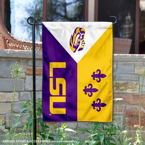 Louisiana State LSU Tigers Acadian Garden Flag and Yard Banner Cover