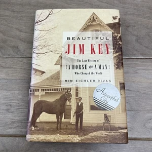 SIGNED - BEAUTIFUL JIM KEY by Mim Eichler Rivas (2005, Hardcover) 1st ed. - Picture 1 of 14