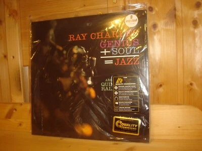 RAY CHARLES Genius + Soul = Jazz Audiophile IMPULSE A-2 AP 180g LP NEW SEALED - Image 1 of 2