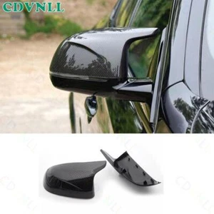 Cubierta de espejo retrovisor exterior bocina OX fibra de carbono para BMW X5 F15 X6 2014-2018 - Imagen 1 de 5