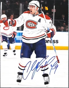 Autographed Original 8x10 Andrei Markov Montreal Canadiens - Picture 1 of 1