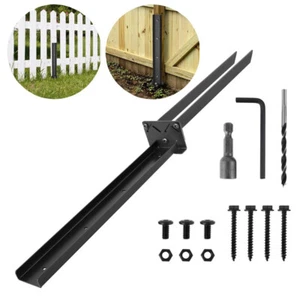 Heavy Duty Fence Post Repair Stakes Fence Post Anchor Ground Stake Repair Tool - Picture 1 of 10