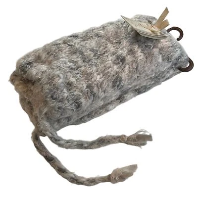 Lemon Cozy & Warm Knot Knee Socks w/ Suede Soles, Gray, White, Pink, NWT!! - Image 1 of 4