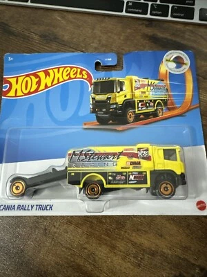 Hot Wheels Scania Rally Truck M. Stewart Racing Mattel - Imagem 1 de 3