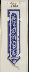 Vintage Cash's Woven Silk Bookmark - Unused - Picture 1 of 1