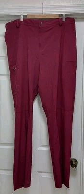 Calça masculina Cherokee Infinity Scrubs tamanho 2XL alta carga vinho CK200AT médica  - Imagem 1 de 4
