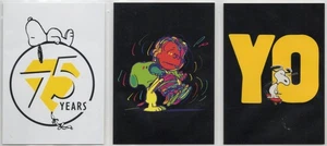 PROMO CARD LOT-PEANUTS PLAYPAKS-75 YEARS-SERIES 1-3 CARDS-#P1+#P2+#P3-PHILLY+NSU - Picture 1 of 8