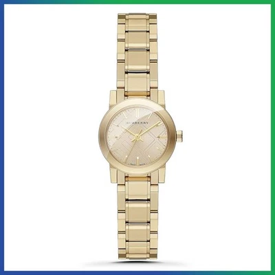 Genuine BURBERRY The City Womens Fashion Watch Steel Gold Strap Dial BU9227 - Image 1 of 4