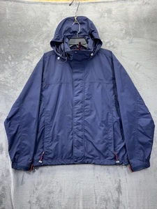 L.L. Bean Hooded Nylon Full Zip Mens Medium Reg Jacket 0YW86 Windbreaker Outdoor - Bild 1 von 24
