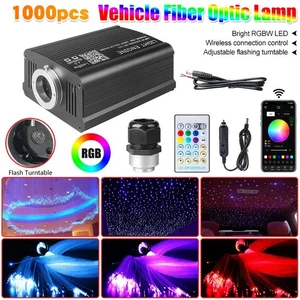 1000pc Car Home Headliner Star Light kit Roof Twinkle Ceiling Lights Fiber Optic - Picture 1 of 19