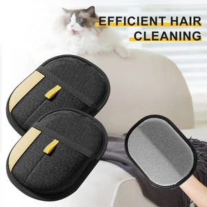 2 Stück Tierhaarentfernungshandschuh für Katzen & Hunde Tierhaarentferner Elektrostatische Handschuhe - Bild 1 von 13