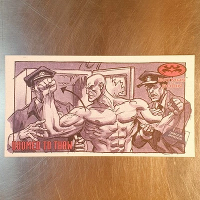 1997 Skybox DC Batman & Robin Storyboards Card S20 Doomed to Thaw - Image 1 of 2