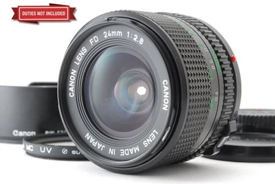 [Exc+5 con comida] Nuevo lente gran angular Canon FD NFD 24 mm f2,8 MF de JAPÓN Foto 1 de 4