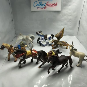 SCHLEICH PAPO SAFARI - Konvolut Fantasy Kreaturen & Pferde - 8 Stück - Bild 1 von 12