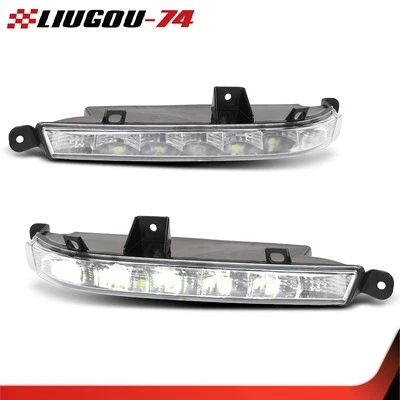 Luces antiniebla LED diurnas aptas para Mercedes W221 S63 2009-2013 1 par Foto 1 de 4