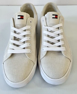 Tommy Hilfiger TWFEALEE-M Tenis Talla 10 M Crema Tenis Zapatos Foto 1 de 4