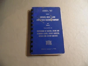 Chicago Rock Island and Pacific Railway Company Agreement 1974 / Free USA Ship - Picture 1 of 2