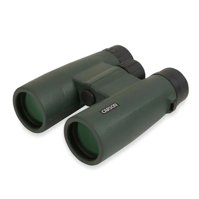 Carson JR Series 8x42mm Roof Prism Binocular, Matte, Green, jr-842 - Image 1 of 4
