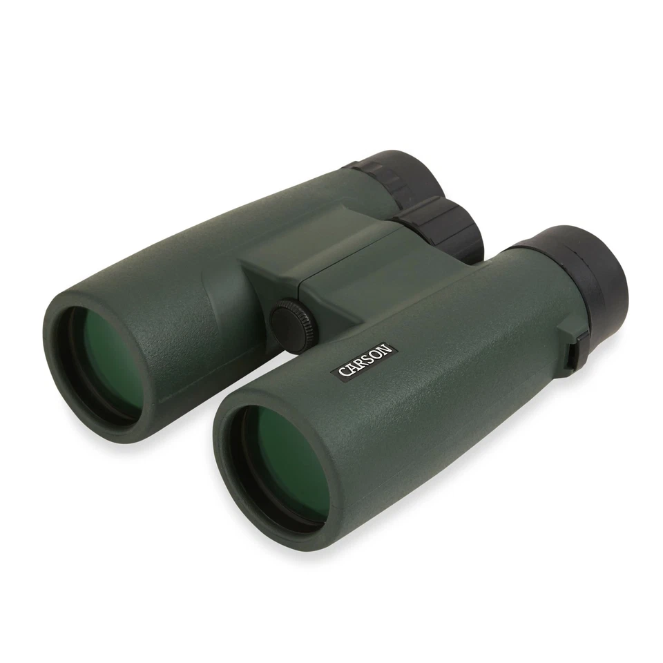 Carson JR Series 8x42mm Roof Prism Binocular, Matte, Green, jr-842 - Image 1 of 4