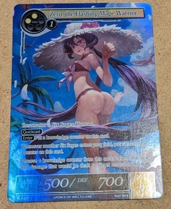 Force of Will: Zero, the Flashing Mage Warrior Foil Promo RL1607-1 - Picture 1 of 1