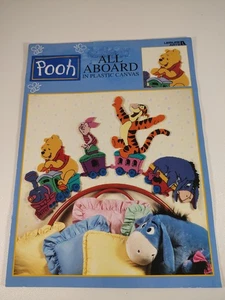 Leisure Arts Pooh treno TUTTO A BORDO in plastica tela modello libro decorazione vintage - Foto 1 di 5