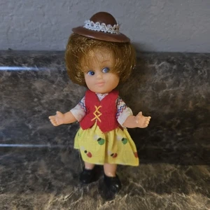 Vintage 5 Zoll Vinyl Puppe Made in Hong Kong - Bild 1 von 5