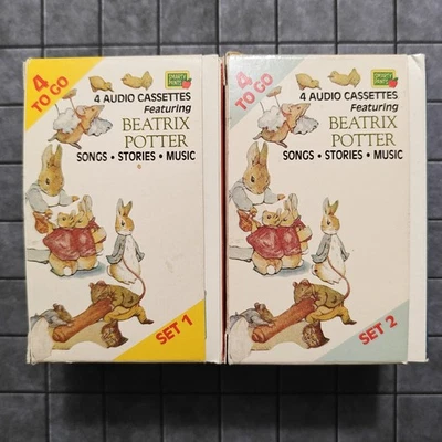 Beatrix Potter - Peter Rabbit Tales - (8x Cassette Box Set 1 & 2, 1989) - RARE - Image 1 of 4