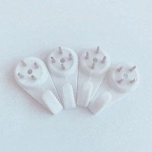 Invisible Nail Screws 5PCS White Powerful Concrete Hard Wall Picture Hooks No... - Picture 1 of 7