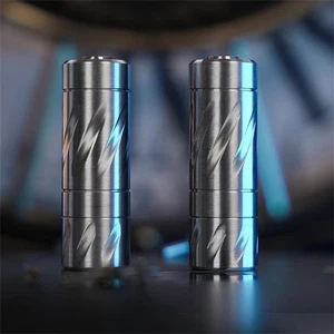 Einfaches Edelstahl-Zappelspielzeug EDC Stressabbau leise Zappeln Spinner Geschenk - Bild 1 von 5