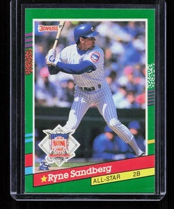 Ryne Sandberg 1991 Donruss #433 All-Star - Picture 1 of 2