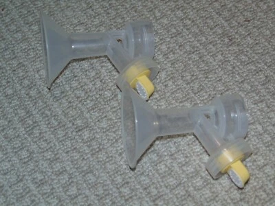 DOIS ESCUDOS MAMÁRIOS, VÁLVULAS E MEMBRANAS MEDELA 24mm - Frete Grátis - Imagem 1 de 3