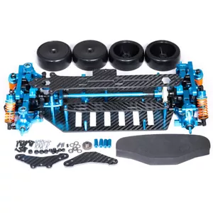 Aufgerüsteter Metall-Legierung Kohlefaser-Chassis-Rahmen-Kit für TT02 1/10 Car - Bild 1 von 7