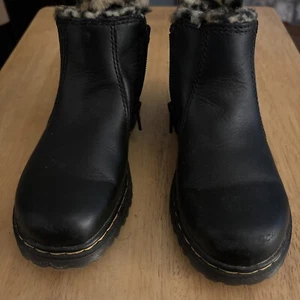 Dr. Martens 2976 Leonore Leo schwarz Chelsea Stiefel Größe Mädchen US 11 TOLLE FORM - Bild 1 von 6