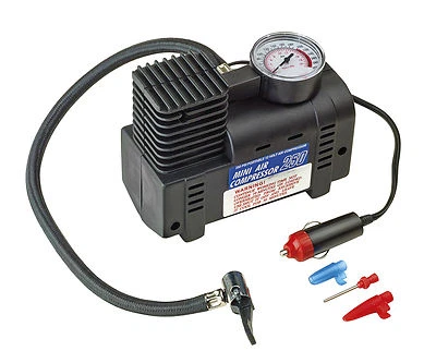 STREETWIZE Sumex 12v 250 PSI & 18 BAR Car Wheel Tyre Inflator Small Portable Air Compressor