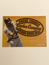 1996 Fleer Baseball Lumber Company #10 Frank Thomas Chicago White Sox