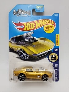 Hot Wheels ’68 Corvette Gas Monkey Garage Gold HW Screen Time 2017 90/365 - Picture 1 of 2