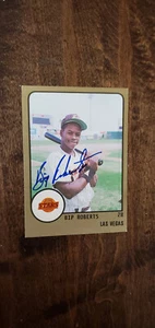 1988 PROCARDS SIGNED CARD BIP ROBERTS LAS VEGAS STARS PADRES REDS A'S ROYALS 245 - Picture 1 of 1