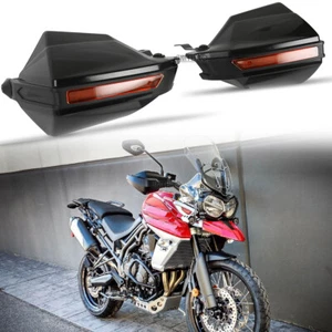 7/8" Motorcycle Handguard Hand Brush Guards For Triumph Tiger Thruxton 800 1200 - Picture 1 of 13