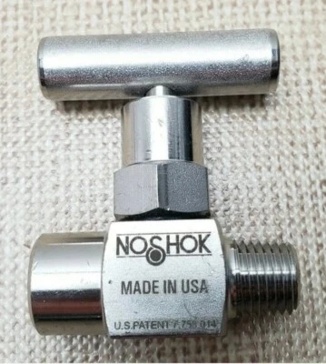 Noshok 硬座针阀公母不锈钢,102-MFS — 第 1/4 张图片
