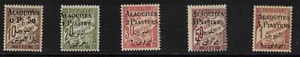 ALAOUITES Scott J1-5 Mint Hinged (1925) - Picture 1 of 2