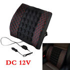 12V Car Home Office Lumbar Seat Pillow Back Support Rest Electric Massage Pads