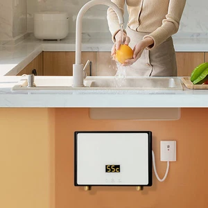 Scaldabagno Elettrico Piccolo Istantaneo 220V Mini Cucina Bagno Sottotavolo - Foto 1 di 13
