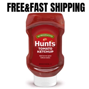 Hunt's All Natural Tomato Ketchup, 20 oz Fast Shipping - Picture 1 of 8