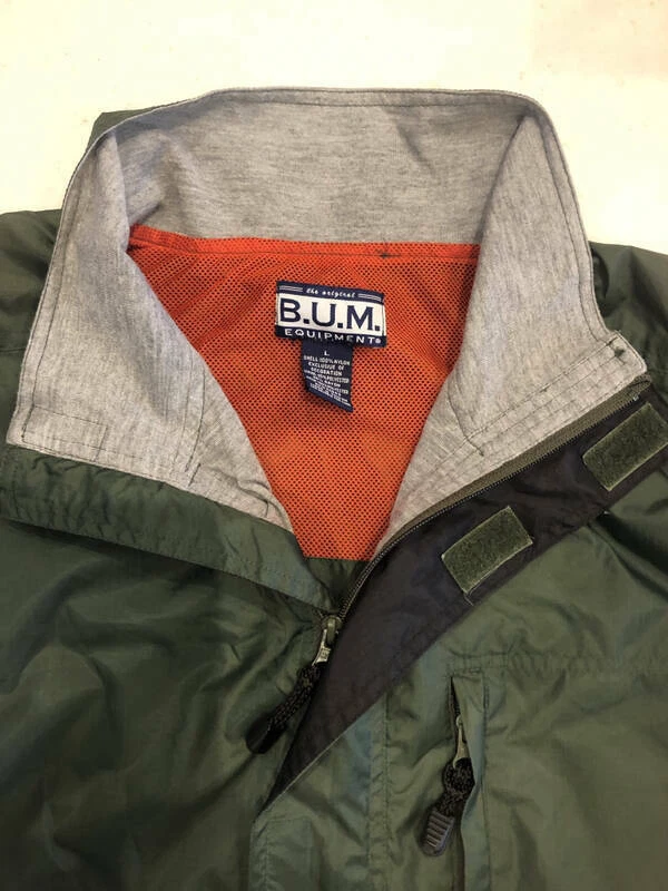 The Original B.U.M. Chaleco de polietileno verde oscuro cremallera completa Equipment nuevo sin etiquetas talla L Foto 1 de 3