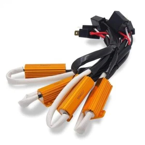 H4 9003 Load Resistor Kit HID Relay Harness LED Anti Flicker Error Free Decoder - Picture 1 of 6